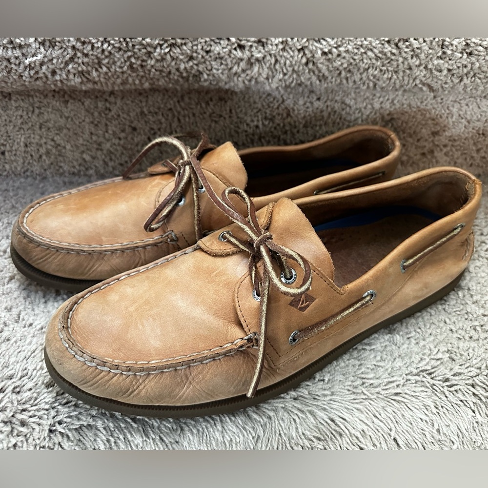 Mens Sperry lace up boat deck shoes 15